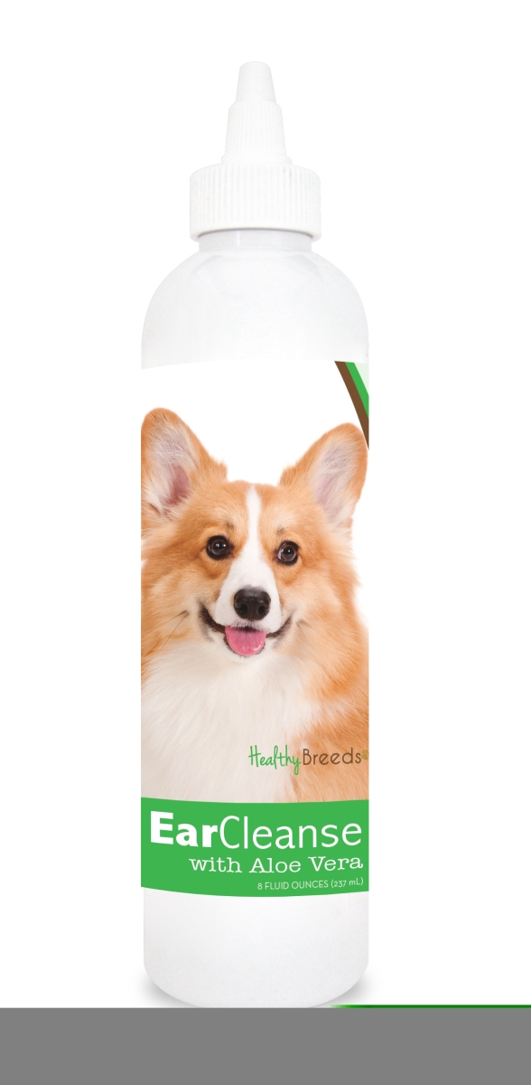 Picture of Healthy Breeds 840235113133 8 oz Pembroke Welsh Corgi Ear Cleanse with Aloe Vera Cucumber Melon