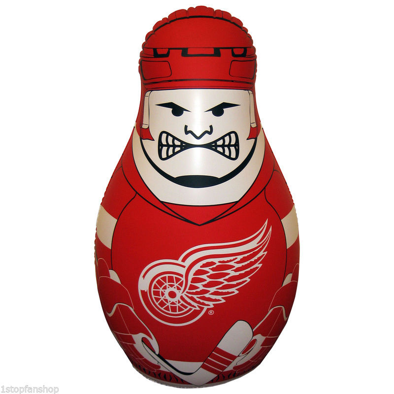 40 in. NHL Detroit Red Wings Checking Buddy Punching Bag