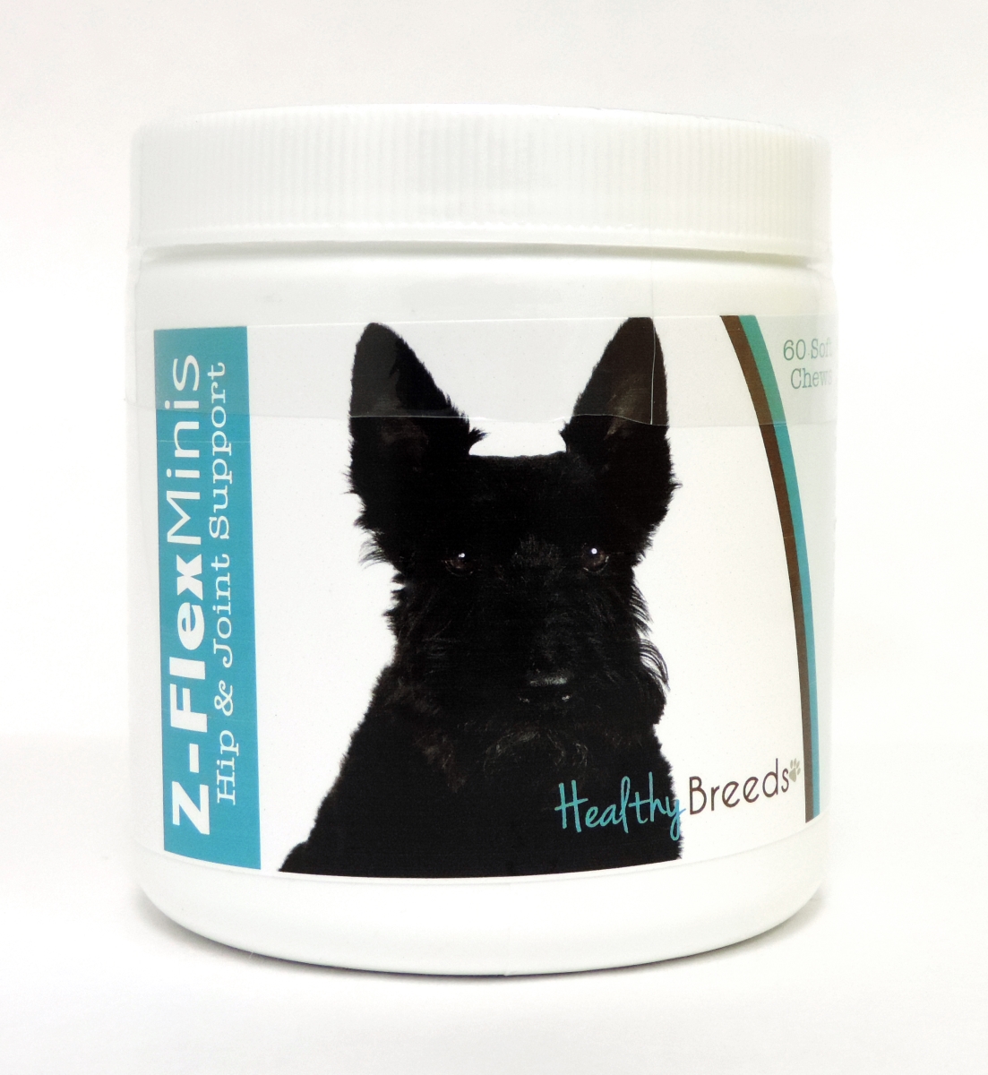 Picture of Healthy Breeds 840235115403 Scottish Terrier Z-Flex Minis Hip & Joint Support Soft Chews&#44; 60 Count