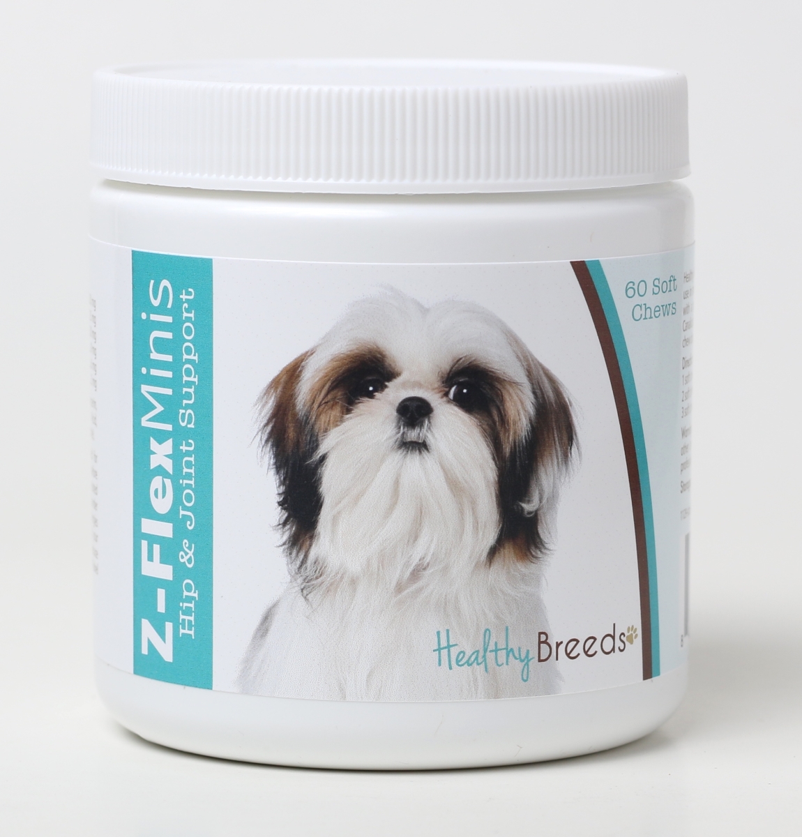 Picture of Healthy Breeds 840235115540 Shih Tzu Z-Flex Minis Hip & Joint Support Soft Chews&#44; 60 Count