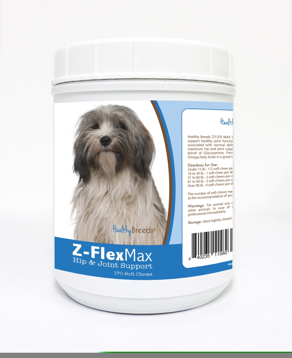Picture of Healthy Breeds 840235115823 Tibetan Terrier Z-Flex Max Hip & Joint Soft Chews, 170 Count