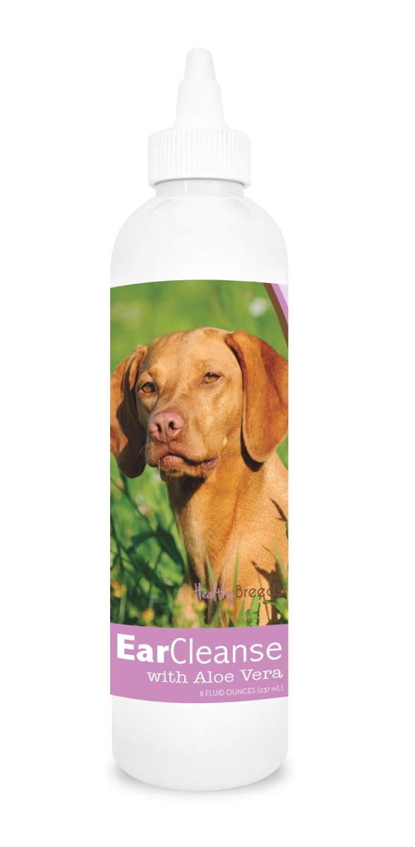 Picture of Healthy Breeds 840235115892 8 oz Vizsla Ear Cleanse with Aloe Vera Sweet Pea & Vanilla