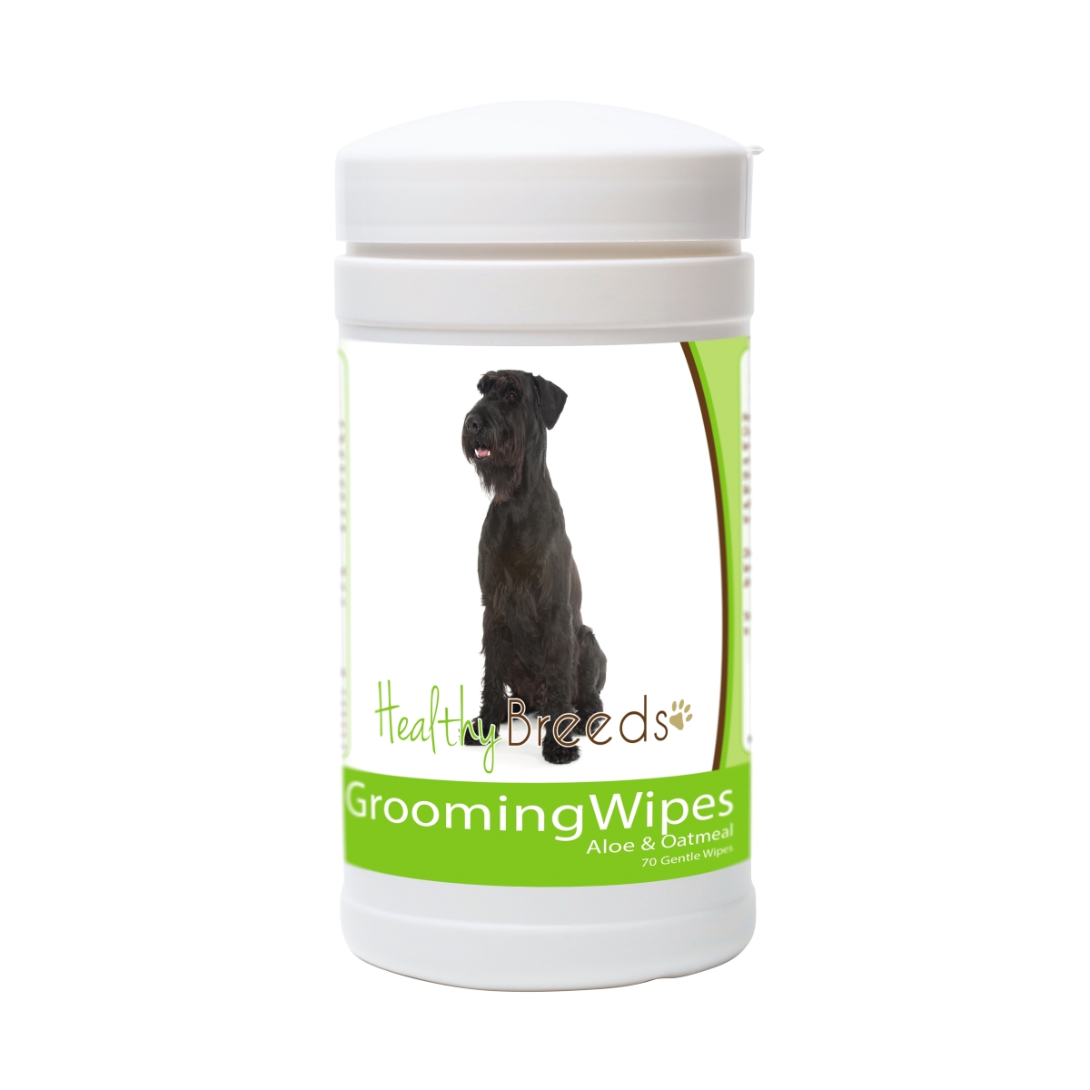 Picture of Healthy Breeds 840235150794 Giant Schnauzer Grooming Wipes