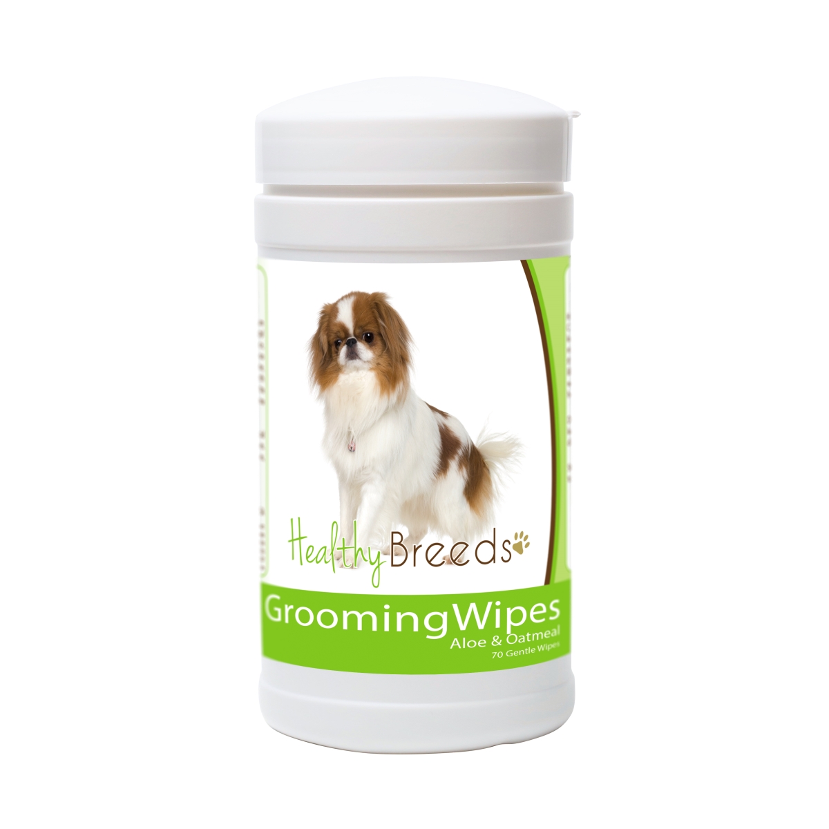 Picture of Healthy Breeds 840235150862 Japanese Chin Grooming Wipes
