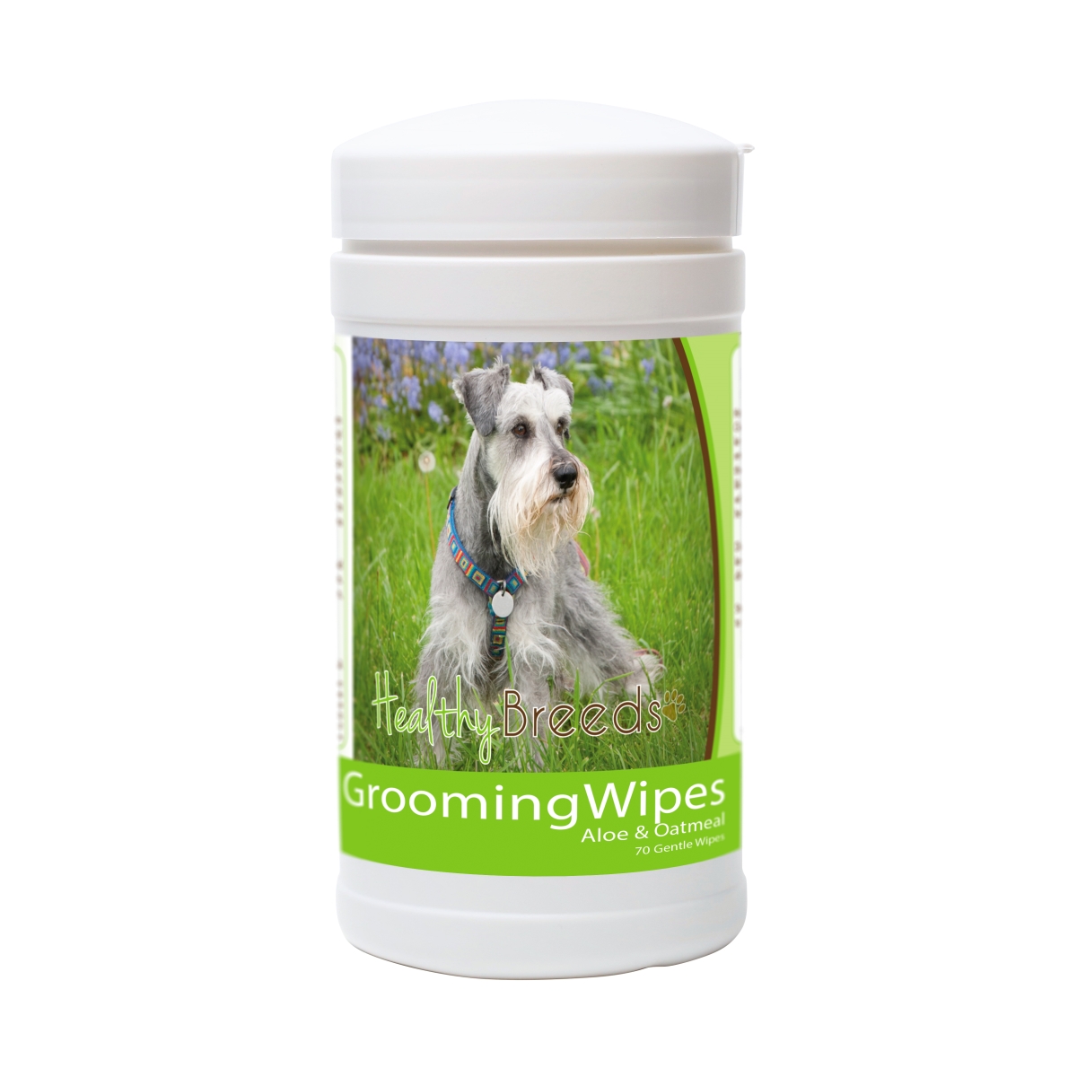 Picture of Healthy Breeds 840235150930 Miniature Schnauzer Grooming Wipes
