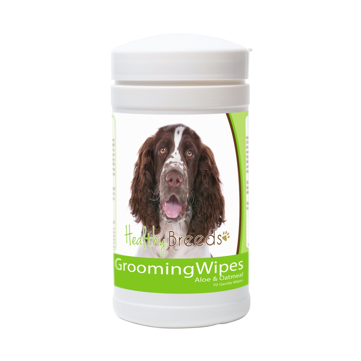 Picture of Healthy Breeds 840235150961 English Springer Spaniel Grooming Wipes