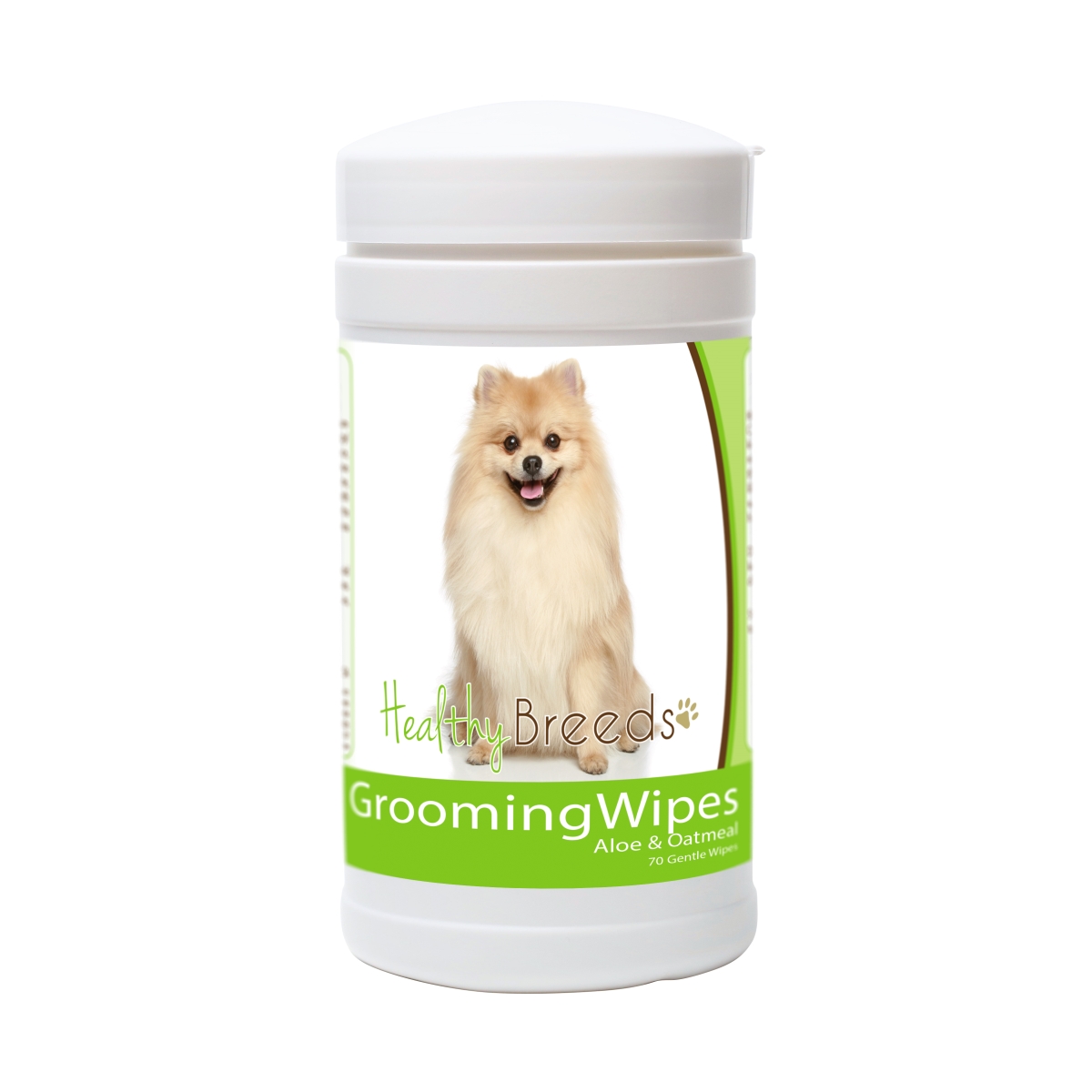 Picture of Healthy Breeds 840235150978 Pomeranian Grooming Wipes
