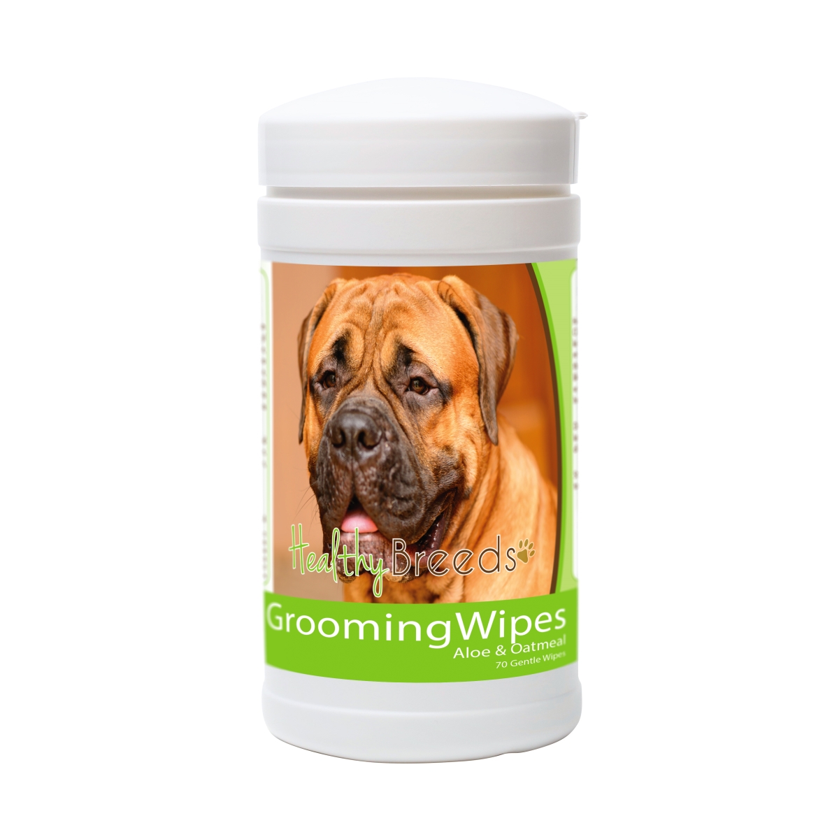 Picture of Healthy Breeds 840235151029 Bullmastiff Grooming Wipes