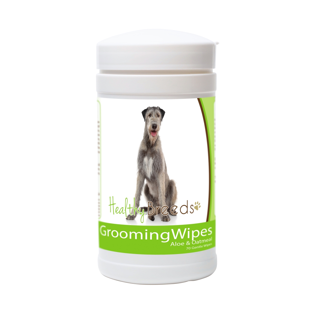 Picture of Healthy Breeds 840235151036 Irish Wolfhound Grooming Wipes