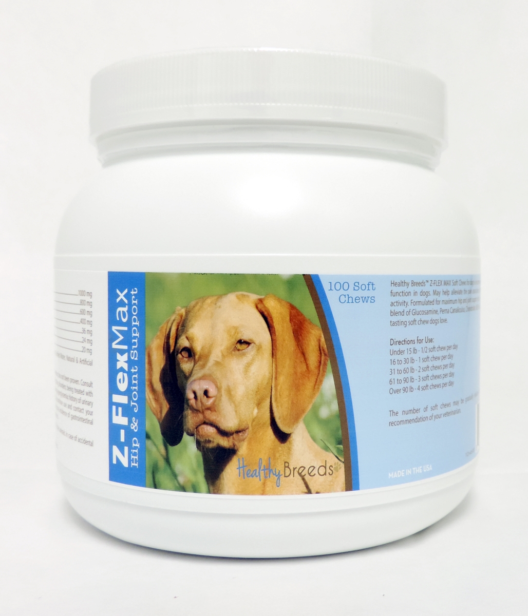 Picture of Healthy Breeds 840235115984 Vizsla Z-Flex Max Hip & Joint Soft Chews, 100 Count