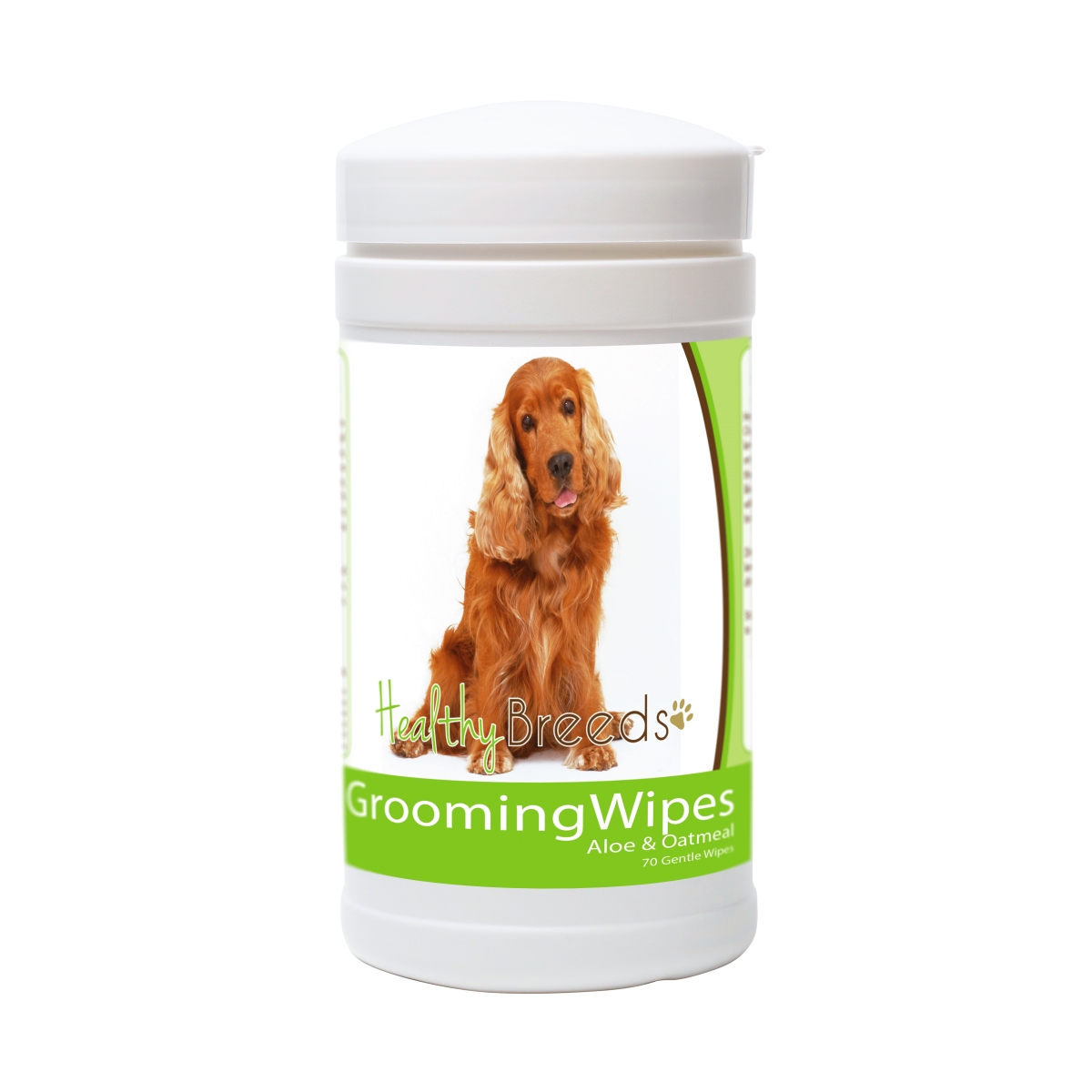 Picture of Healthy Breeds 840235151043 Cocker Spaniel Grooming Wipes