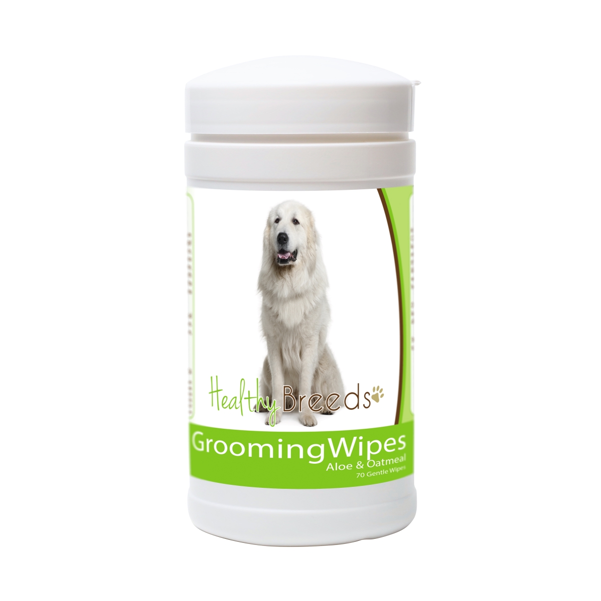 Picture of Healthy Breeds 840235151456 Great Pyrenees Grooming Wipes