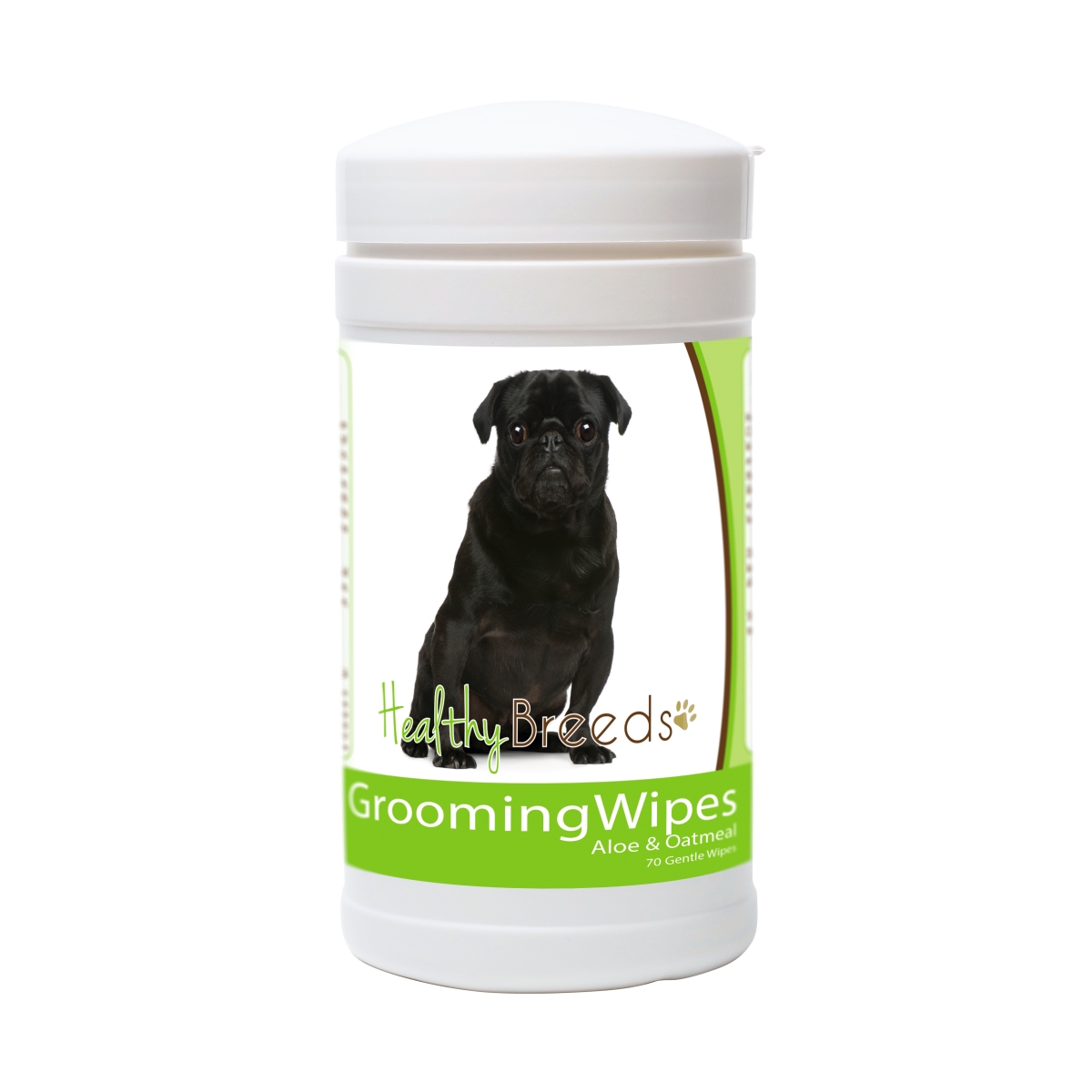 Picture of Healthy Breeds 840235151500 Pug Grooming Wipes