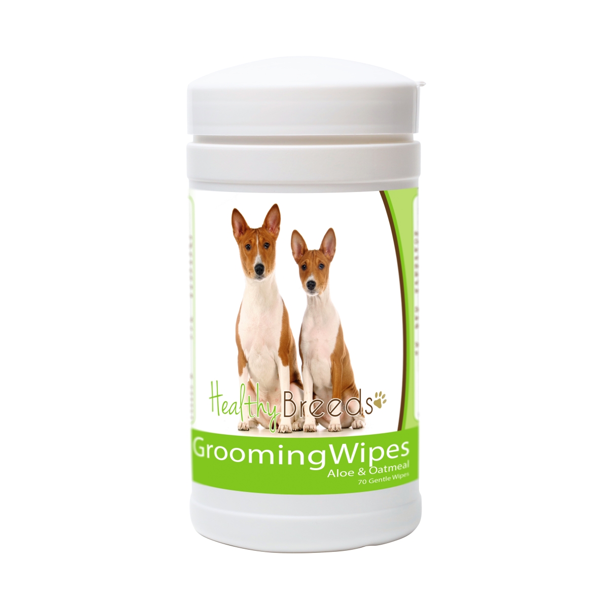 Picture of Healthy Breeds 840235151524 Basenji Grooming Wipes