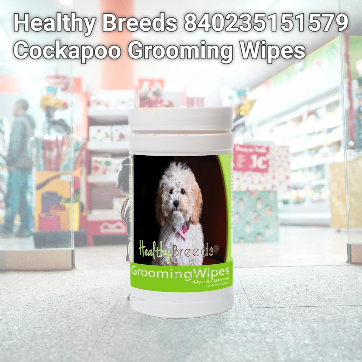 Picture of Healthy Breeds 840235151579 Cockapoo Grooming Wipes