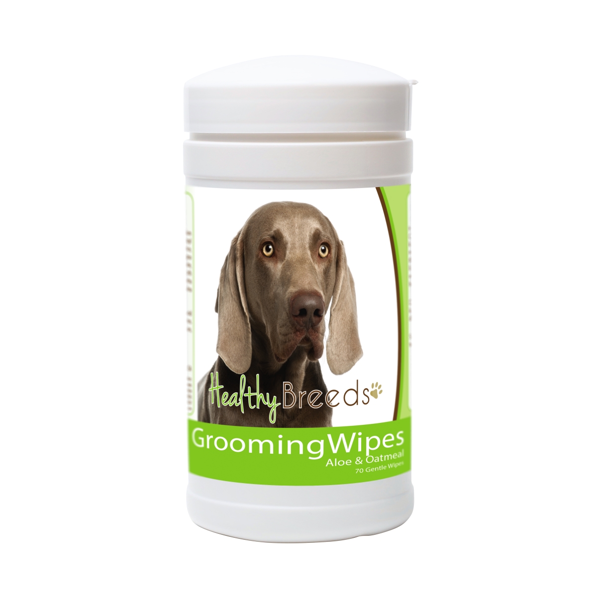 Picture of Healthy Breeds 840235151616 Weimaraner Grooming Wipes