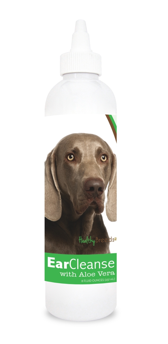 Picture of Healthy Breeds 840235116059 8 oz Weimaraner Ear Cleanse with Aloe Vera Cucumber Melon