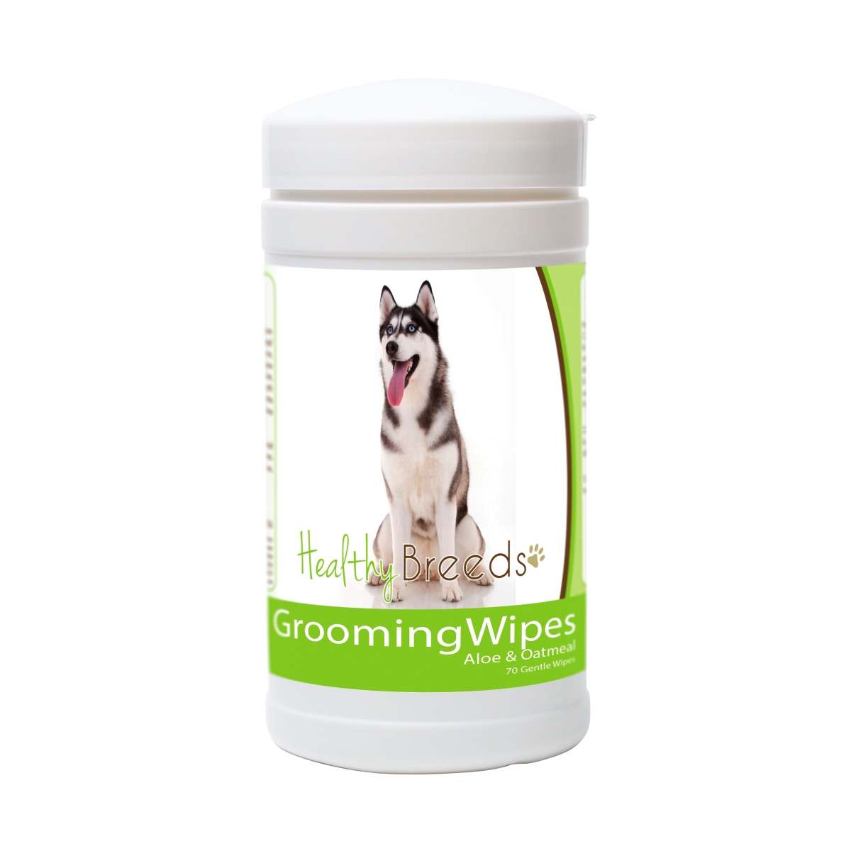 Picture of Healthy Breeds 840235151708 Siberian Husky Grooming Wipes