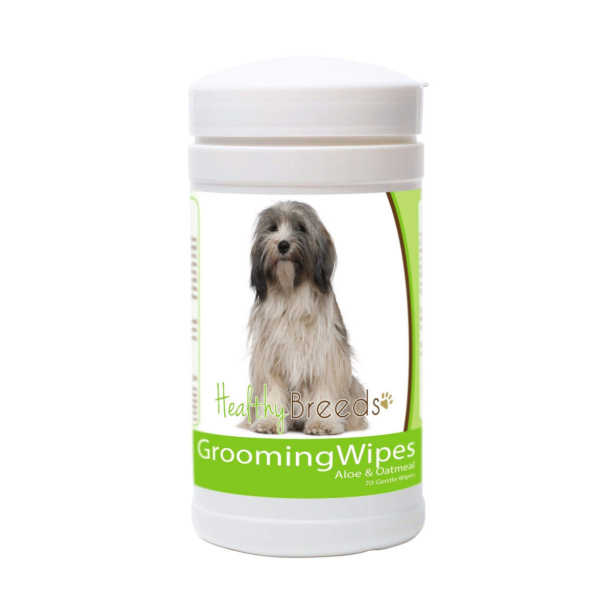 Picture of Healthy Breeds 840235151791 Tibetan Terrier Grooming Wipes