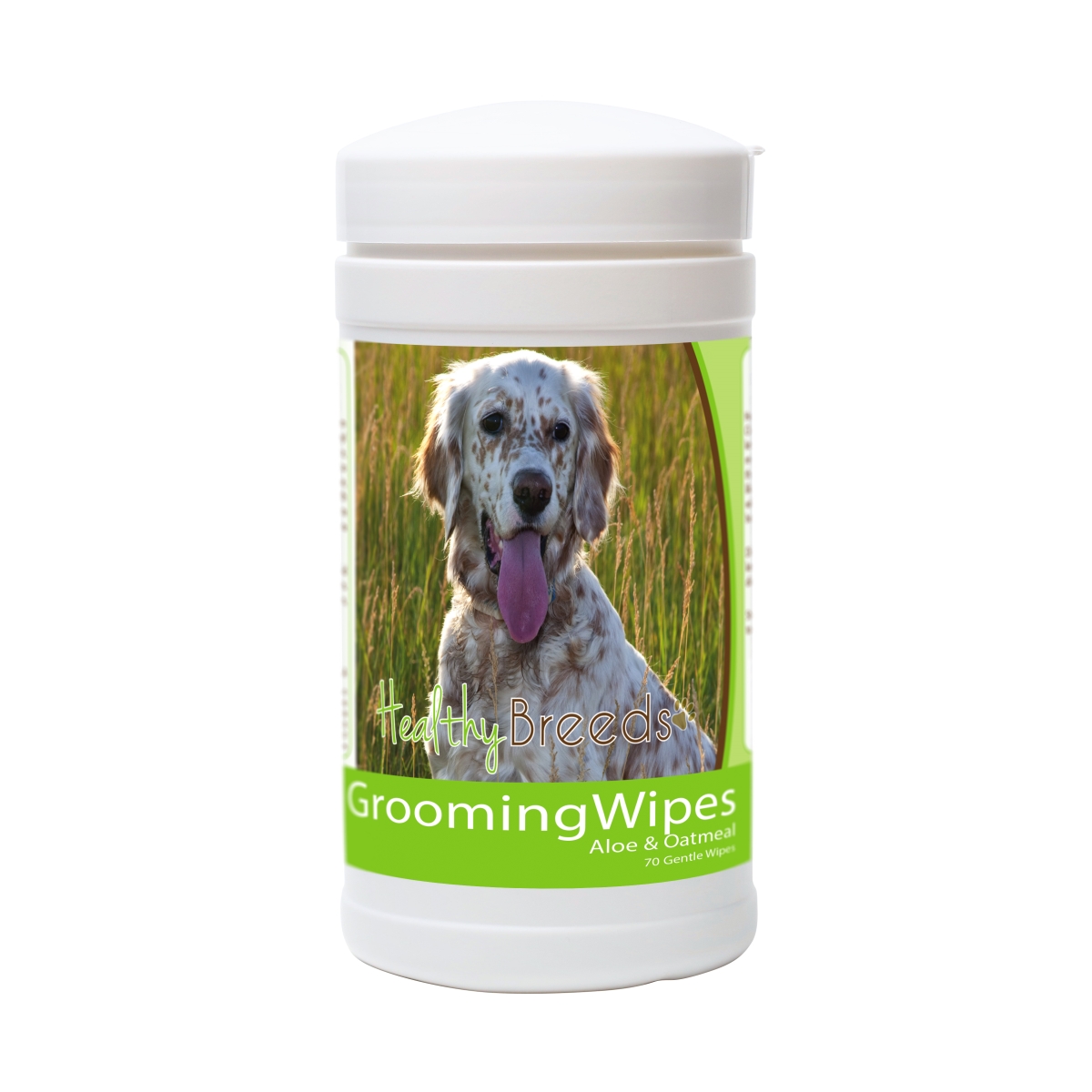 Picture of Healthy Breeds 840235151876 English Setter Grooming Wipes