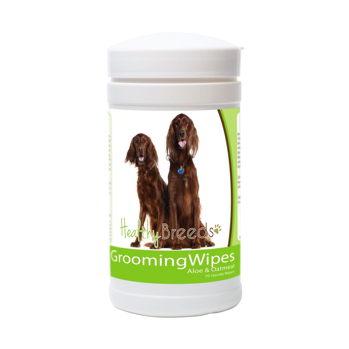 Picture of Healthy Breeds 840235151906 Irish Setter Grooming Wipes