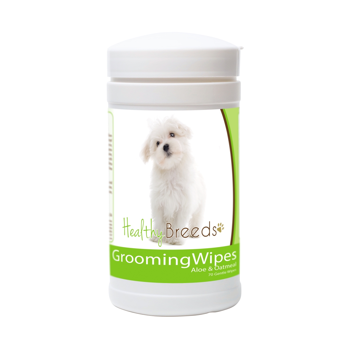 Picture of Healthy Breeds 840235151920 Maltese Grooming Wipes