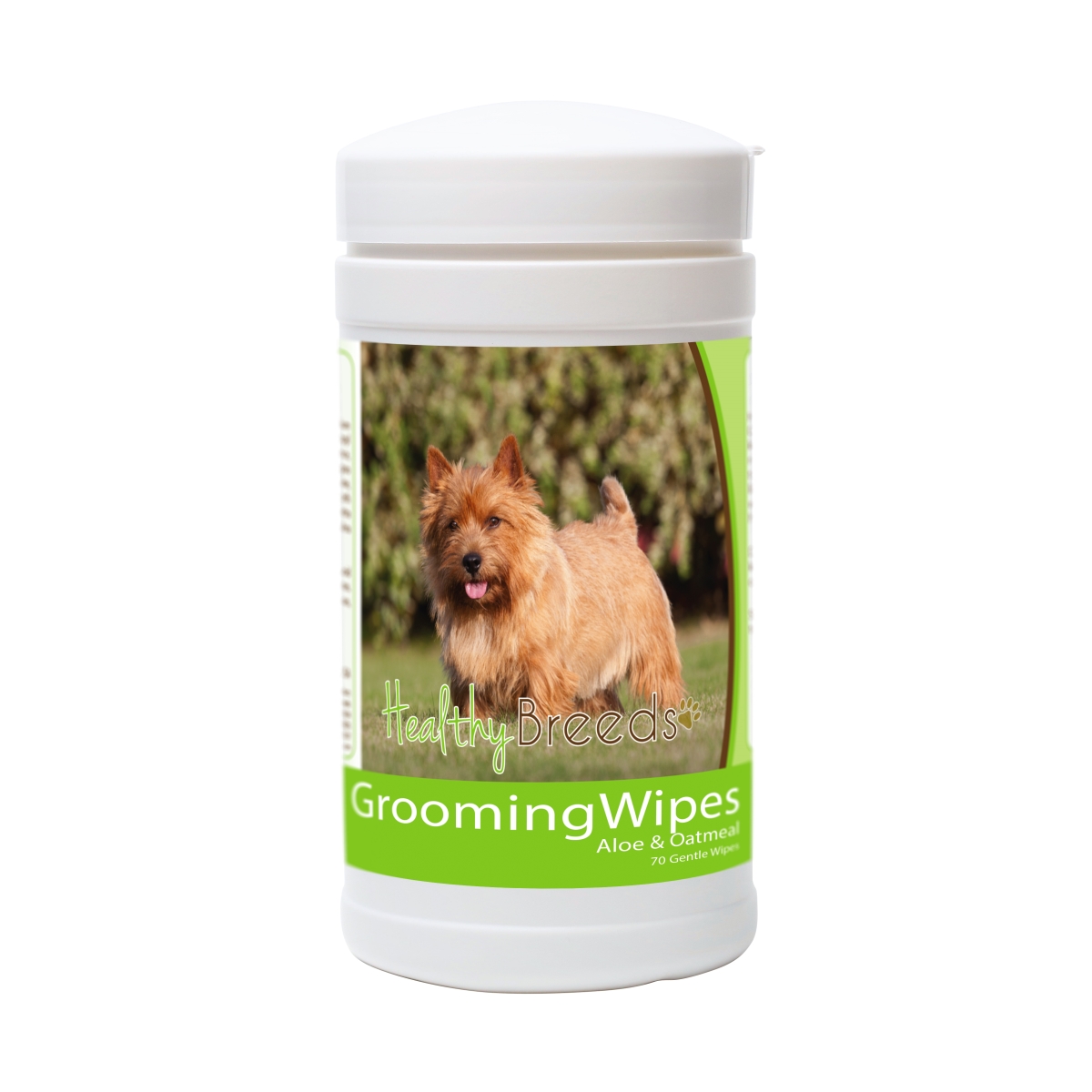 Picture of Healthy Breeds 840235151944 Norwich Terrier Grooming Wipes