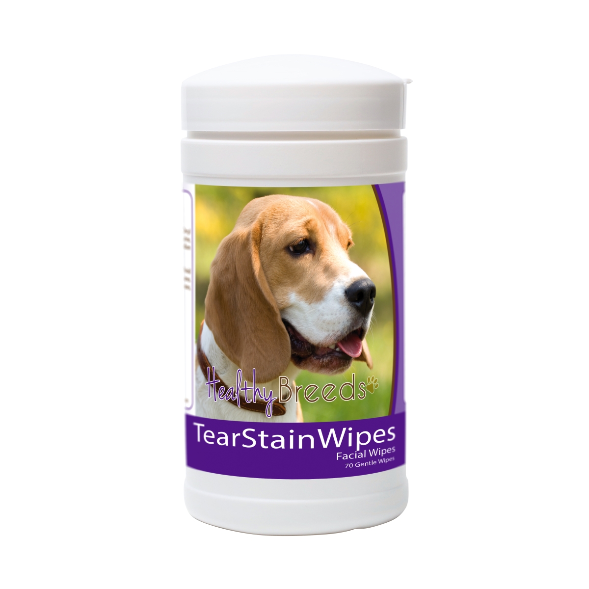 Picture of Healthy Breeds 840235151975 Beagle Tear Stain Wipes