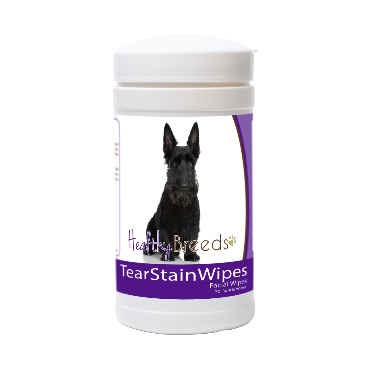 Picture of Healthy Breeds 840235151982 Scottish Terrier Tear Stain Wipes