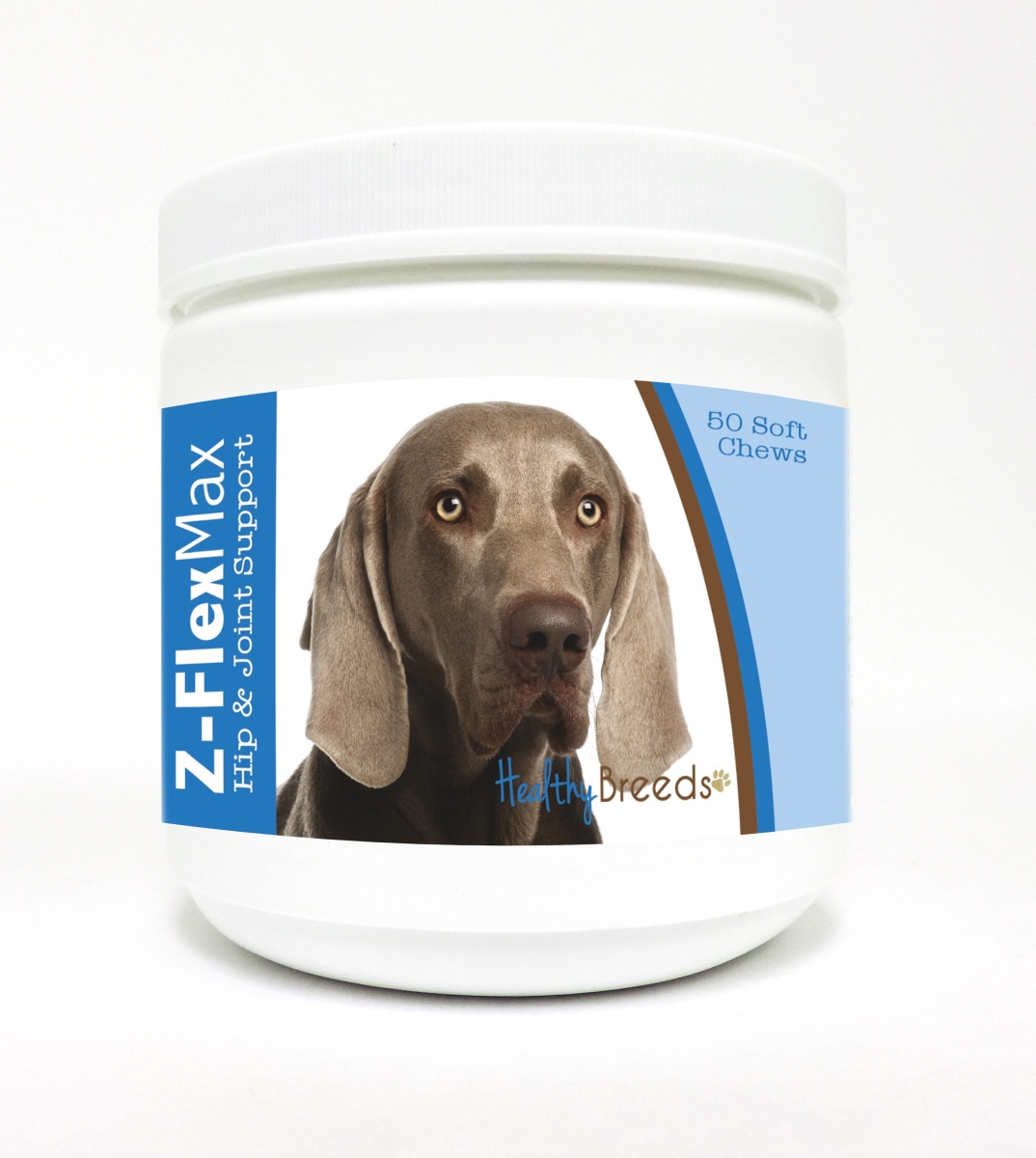 Picture of Healthy Breeds 840235116134 Weimaraner Z-Flex Max Hip & Joint Soft Chews&#44; 50 Count