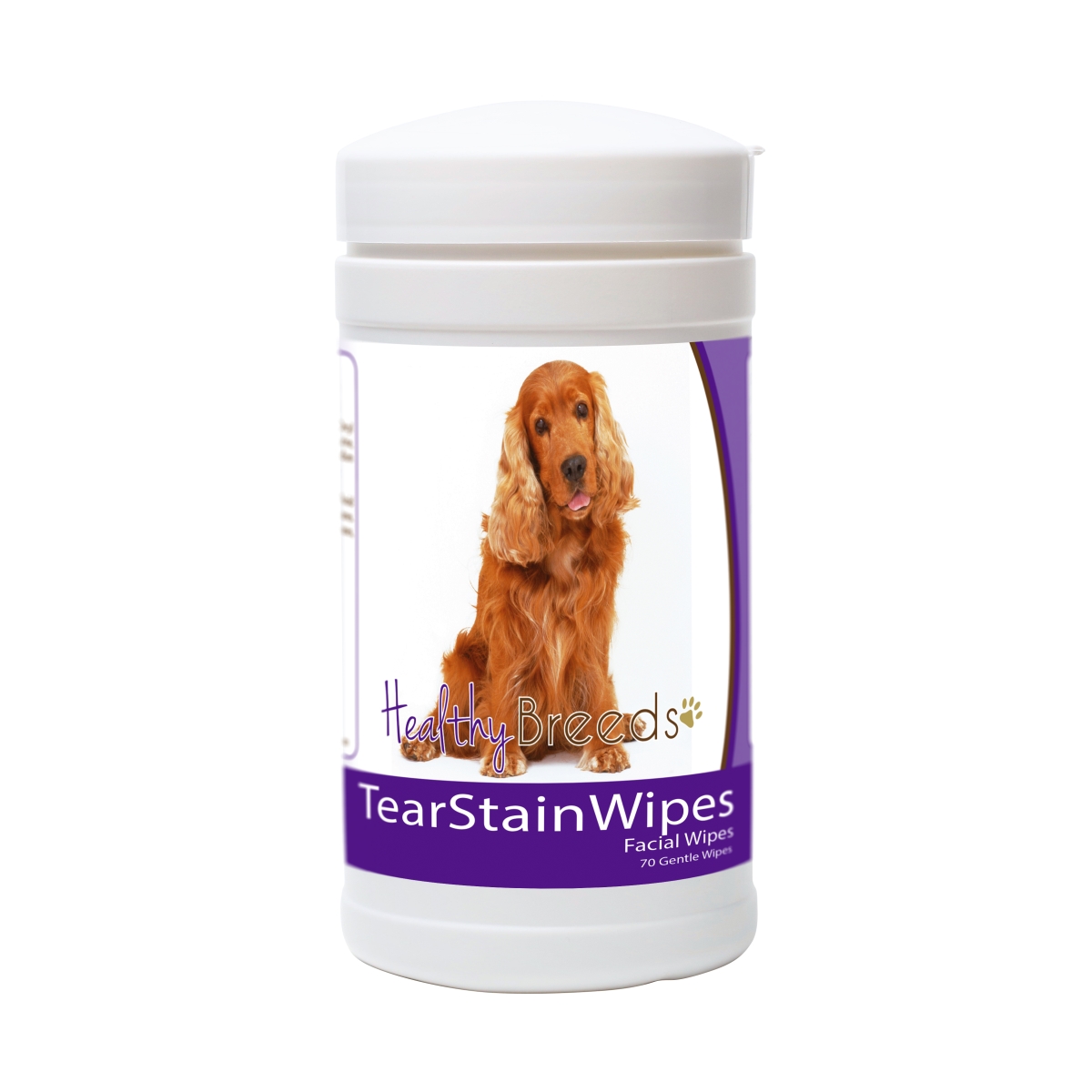 Picture of Healthy Breeds 840235152064 Cocker Spaniel Tear Stain Wipes