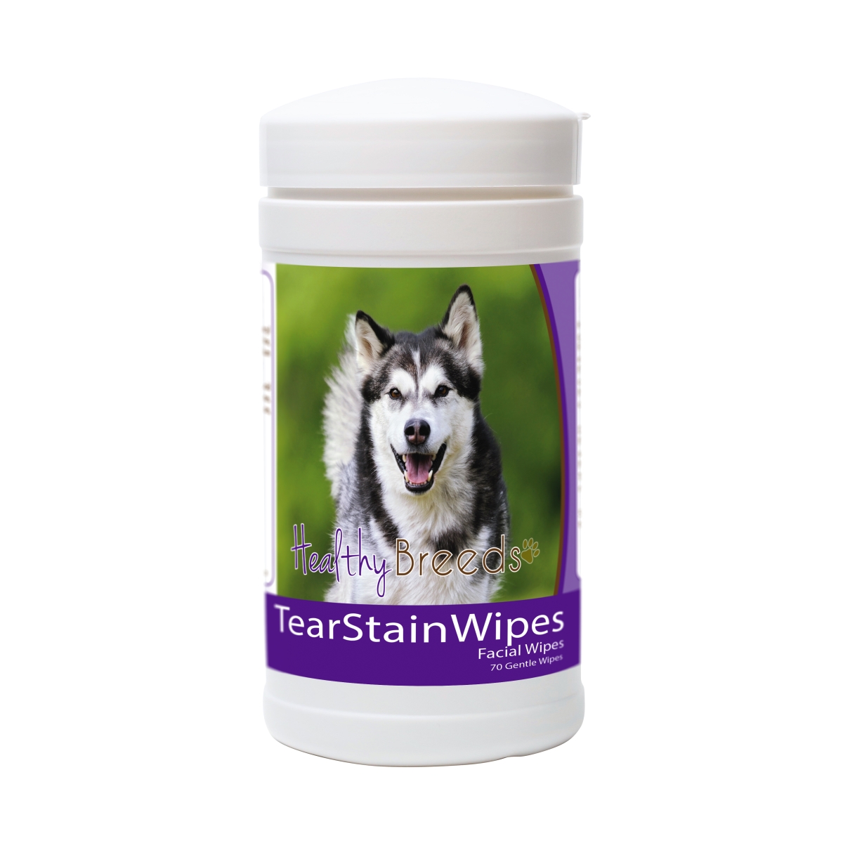 Picture of Healthy Breeds 840235152101 Alaskan Malamute Tear Stain Wipes
