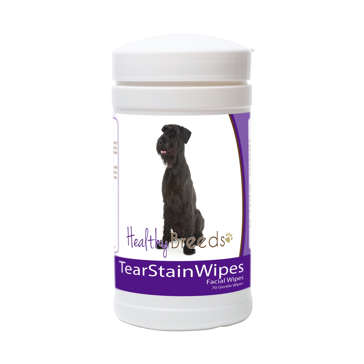 Picture of Healthy Breeds 840235152132 Giant Schnauzer Tear Stain Wipes