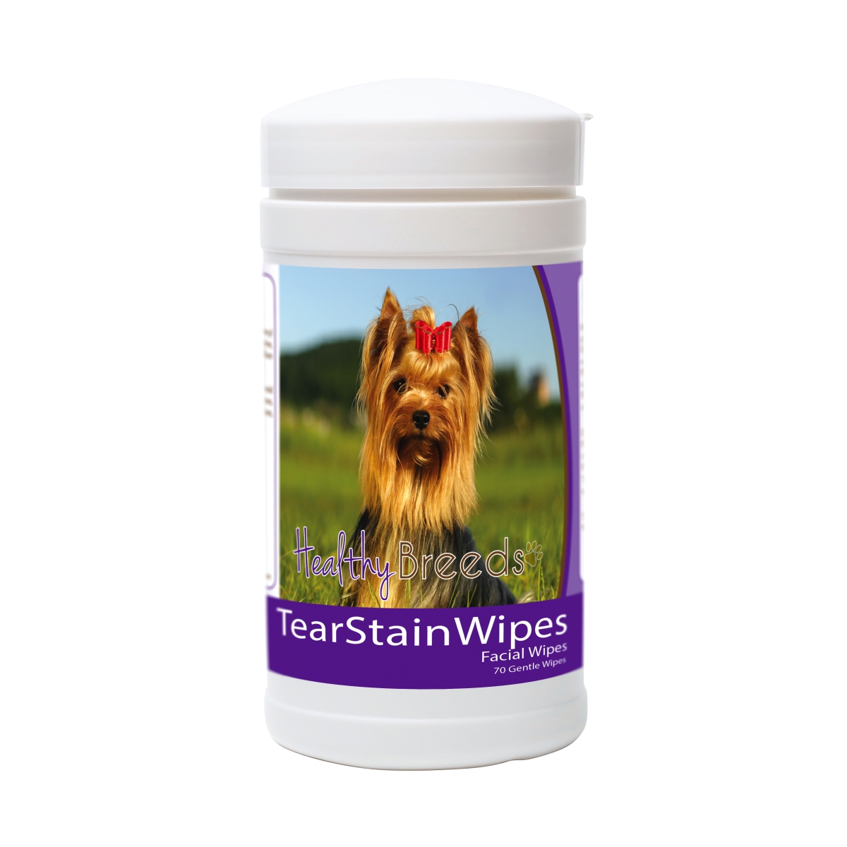 Picture of Healthy Breeds 840235152149 Yorkshire Terrier Tear Stain Wipes