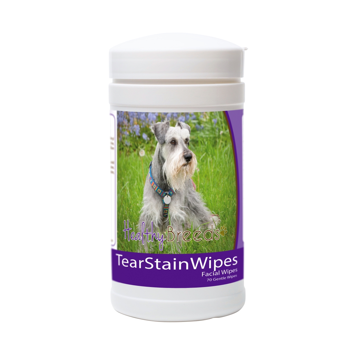 Picture of Healthy Breeds 840235152187 Miniature Schnauzer Tear Stain Wipes