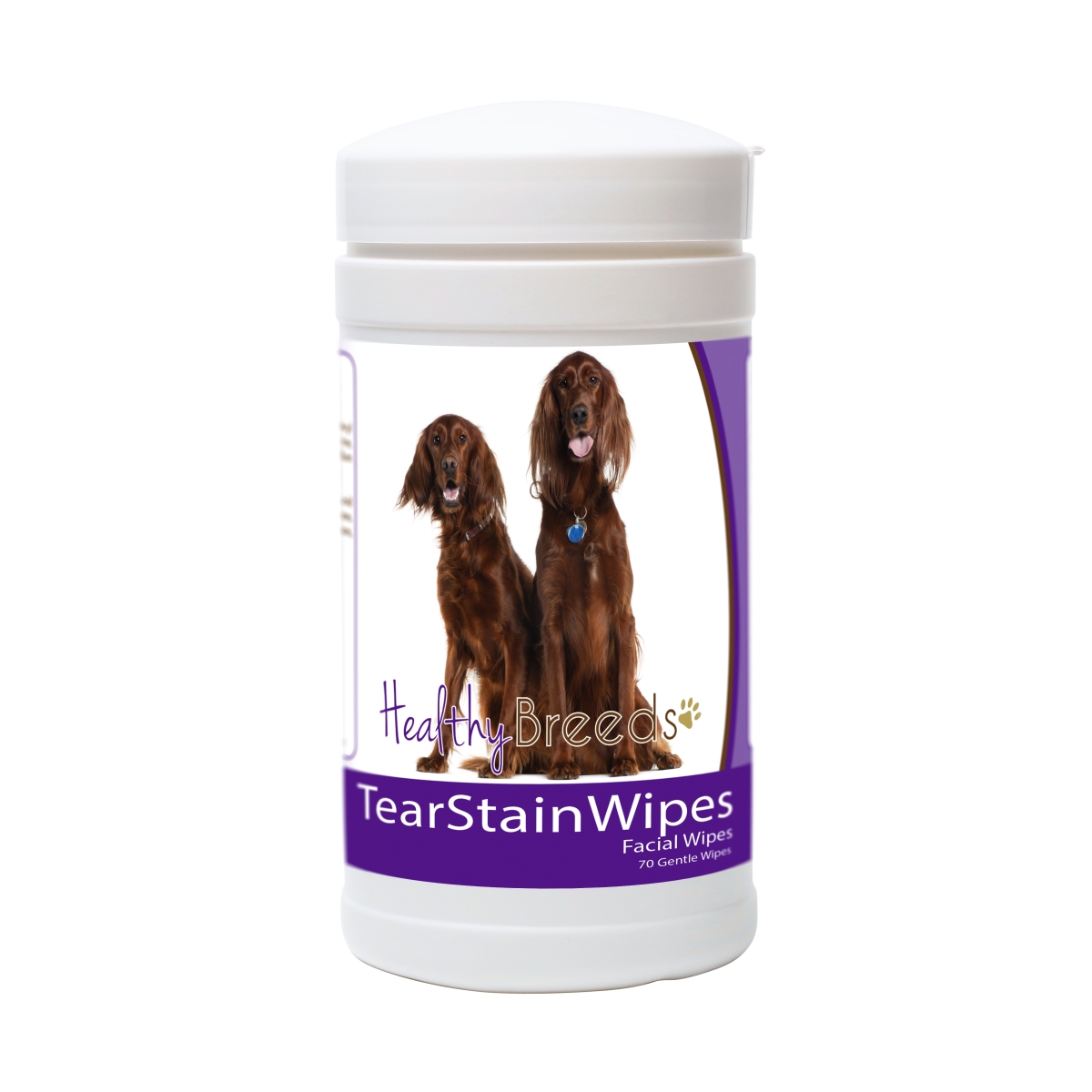 Picture of Healthy Breeds 840235152217 Irish Setter Tear Stain Wipes