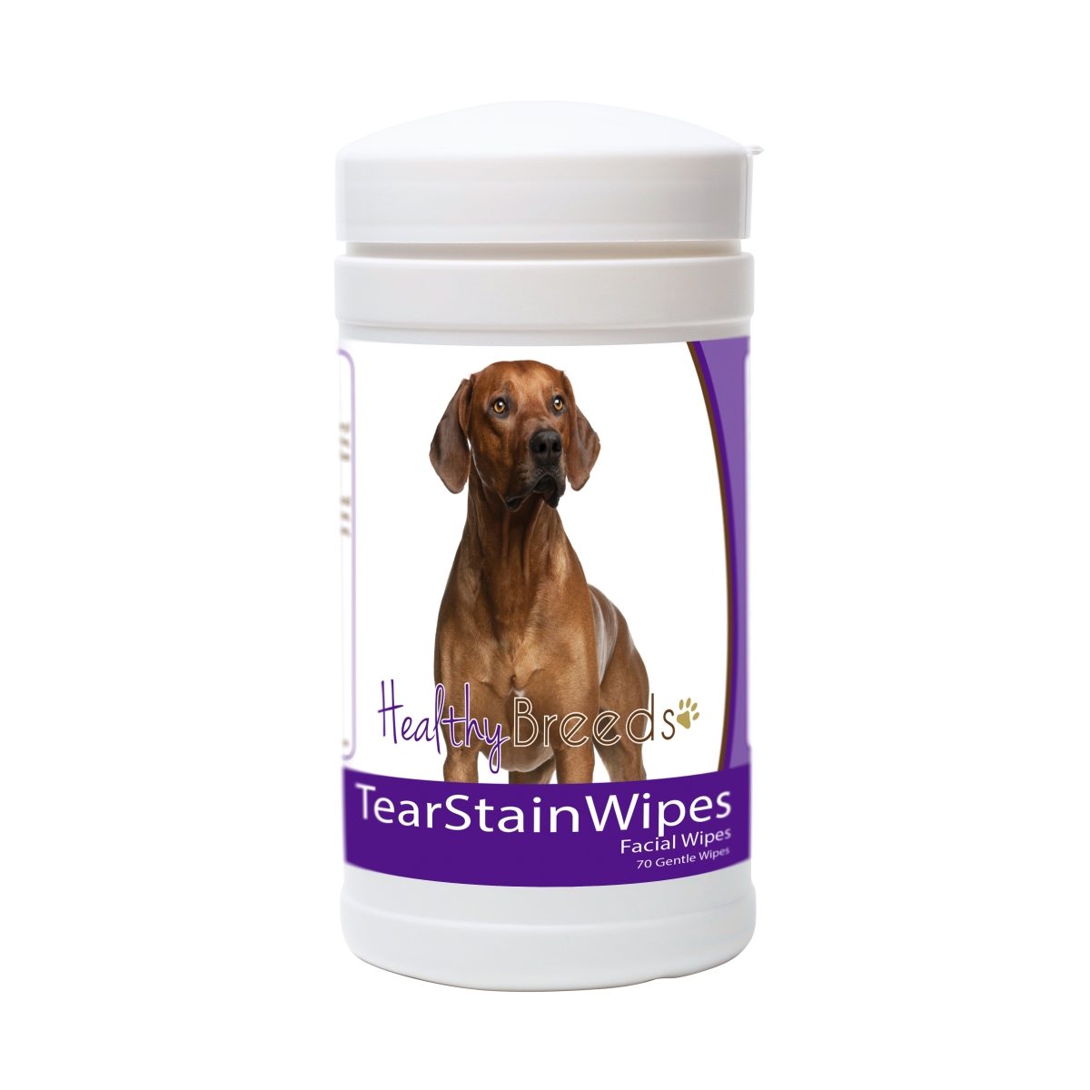 Picture of Healthy Breeds 840235152255 Rhodesian Ridgeback Tear Stain Wipes