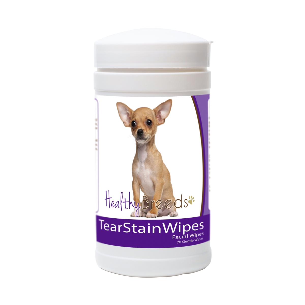 Picture of Healthy Breeds 840235152309 Chihuahua Tear Stain Wipes