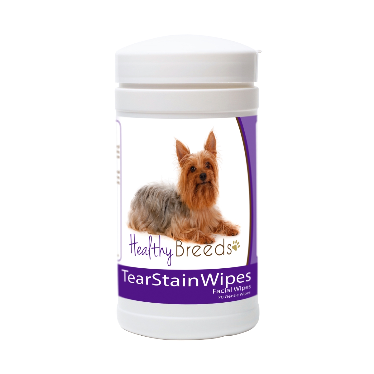 Picture of Healthy Breeds 840235152316 Silky Terrier Tear Stain Wipes