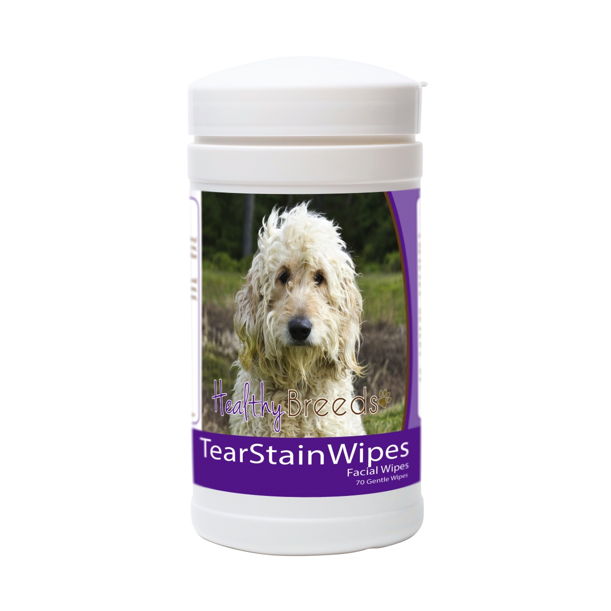 Picture of Healthy Breeds 840235152378 Goldendoodle Tear Stain Wipes