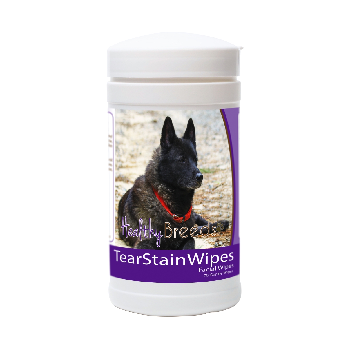 Picture of Healthy Breeds 840235152422 Norwegian Elkhound Tear Stain Wipes