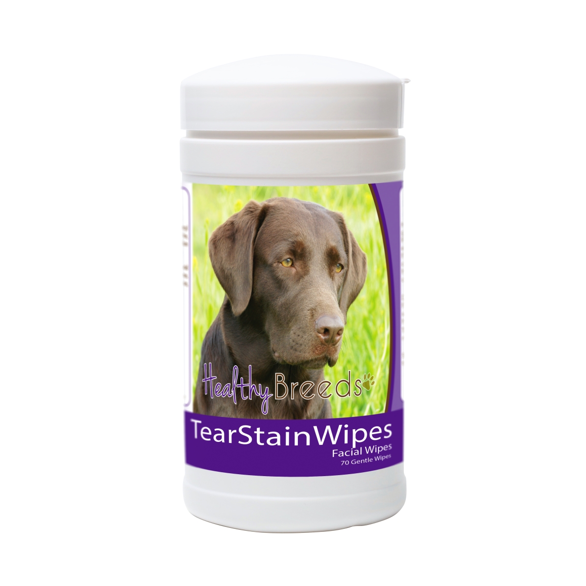 Picture of Healthy Breeds 840235152477 Labrador Retriever Tear Stain Wipes