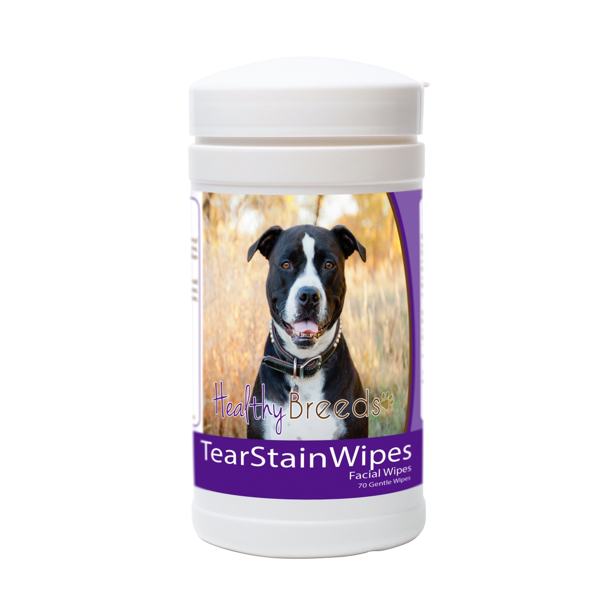 Picture of Healthy Breeds 840235152545 Pit Bull Tear Stain Wipes