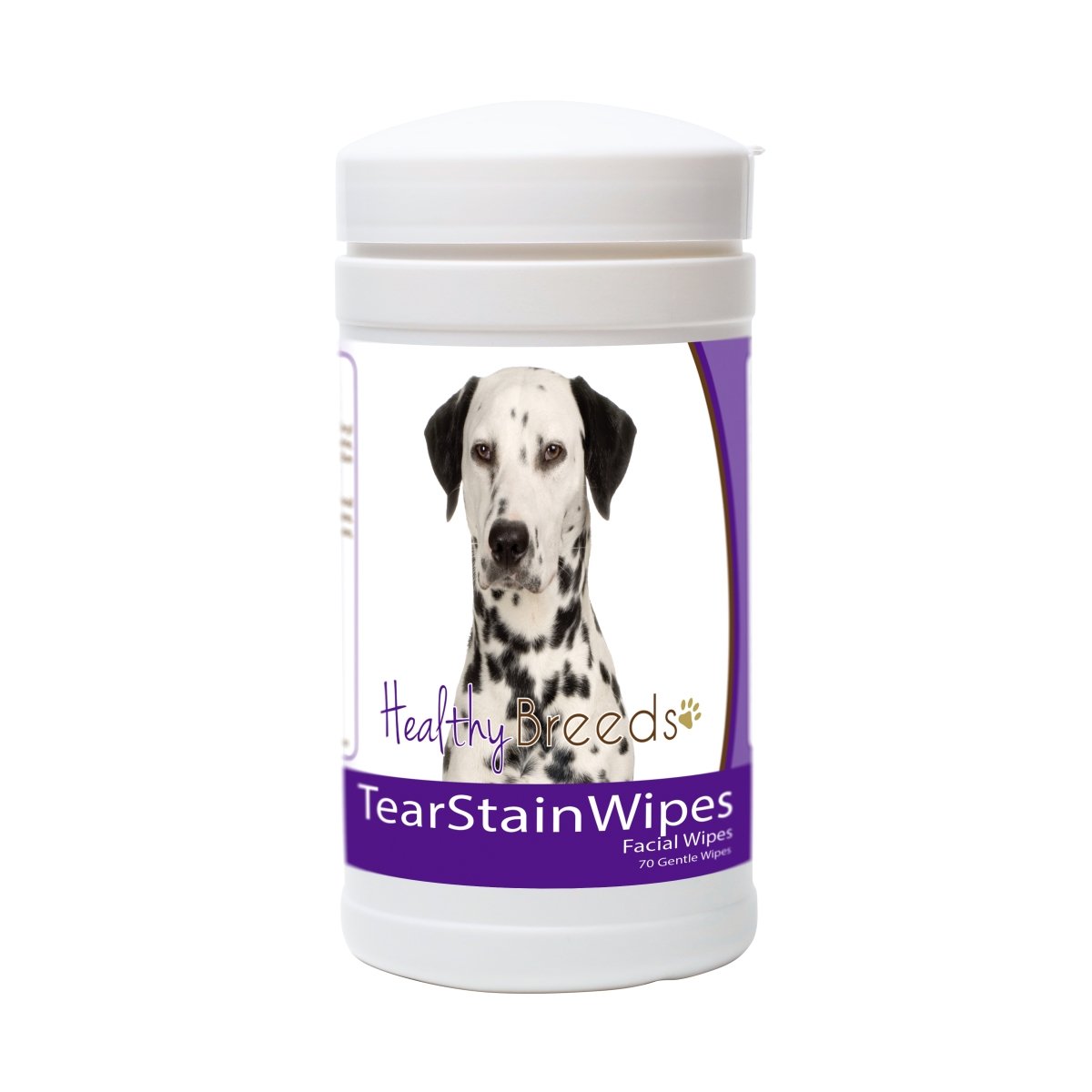 Picture of Healthy Breeds 840235152576 Dalmatian Tear Stain Wipes