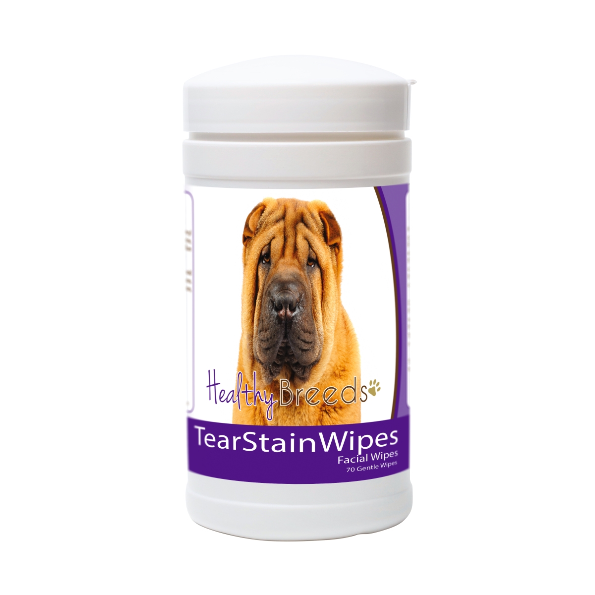Picture of Healthy Breeds 840235152644 Chinese Shar Pei Tear Stain Wipes