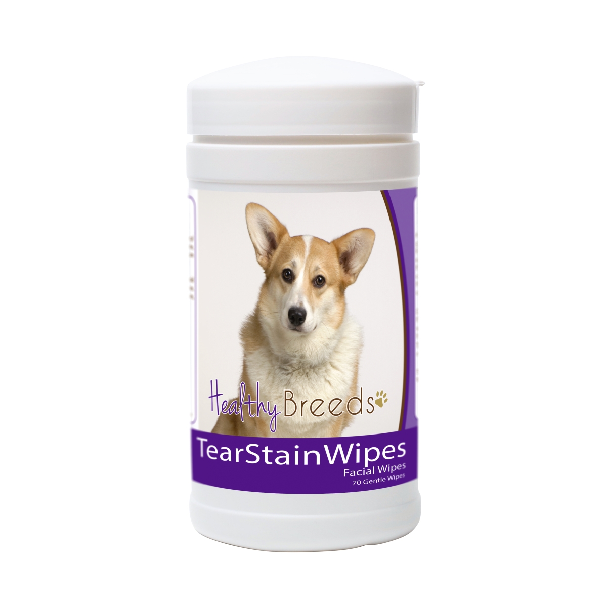 Picture of Healthy Breeds 840235152729 Cardigan Welsh Corgi Tear Stain Wipes