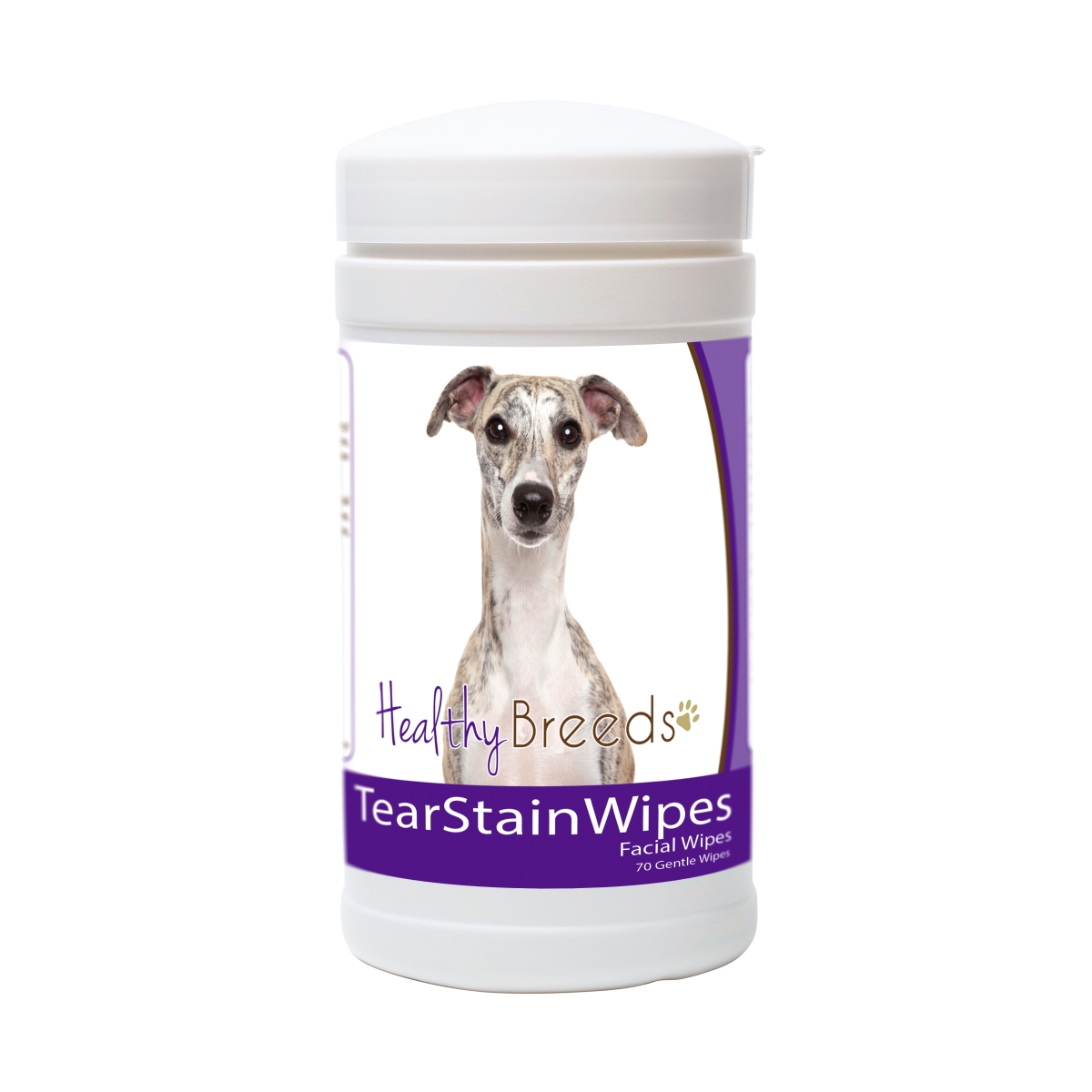 Picture of Healthy Breeds 840235152767 Whippet Tear Stain Wipes