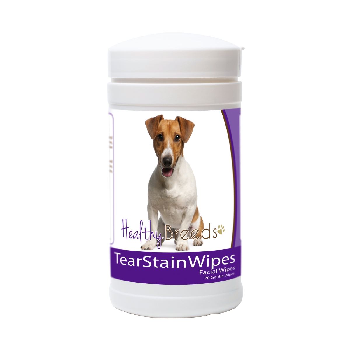 Picture of Healthy Breeds 840235152798 Jack Russell Terrier Tear Stain Wipes