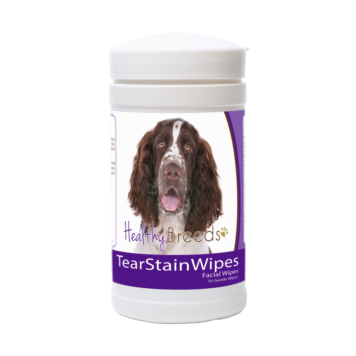 Picture of Healthy Breeds 840235152828 English Springer Spaniel Tear Stain Wipes