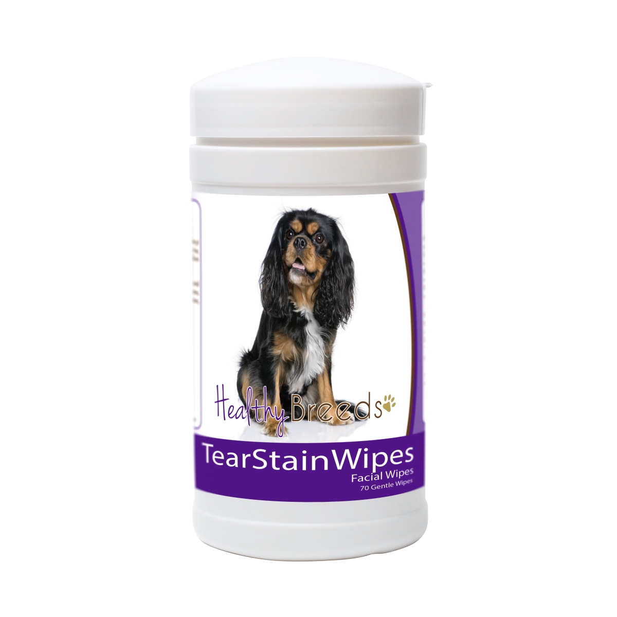 Picture of Healthy Breeds 840235152842 Cavalier King Charles Spaniel Tear Stain Wipes